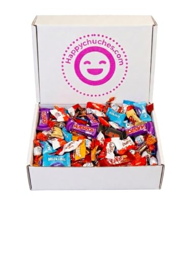 105 Mini Chocolatinas Surtidas Variadas Primeras Marcas Caja Regalo