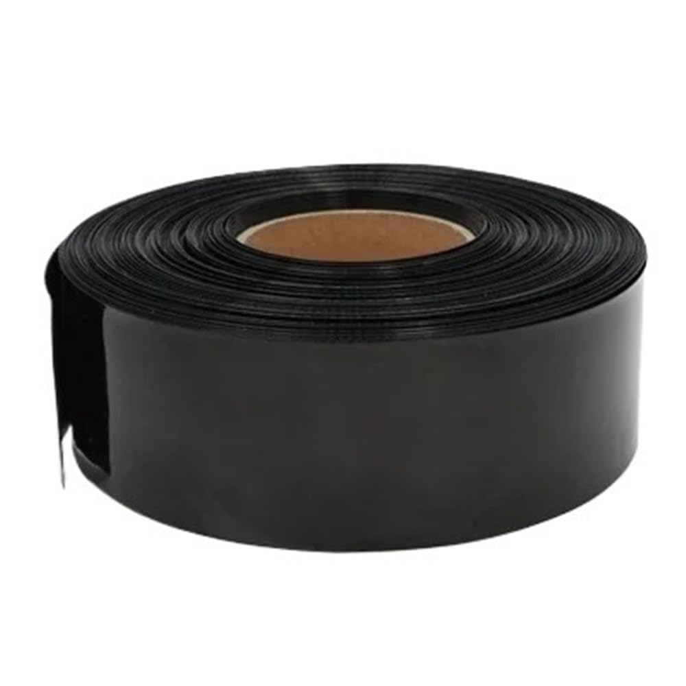 Tubo termorretráctil de poliolefina 3:1 sin Pegamento, Negro, Forma Larga, Funda Protectora for Cable, 1 Pieza(50MM*5METERS)