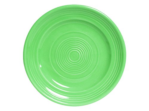 Tuxton China CTA-104 Plate, 10-1/2" Dia., Round, Wide Rim, Microwave & Dishwasher Safe, Oven Proof, Fully vitrified, Lead-Free, Ceramic, Concentrix, Cilantro, Pack of 12