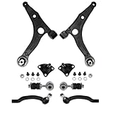 TRQ Front Steering & Suspension Kit Ball Joint Control Arm Sway Bar Stabilizer Link Tie Rod Compatible with 2014-2021 Ram ProMaster 1500 ProMaster 2500 ProMaster 3500