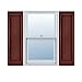 Ekena Millwork LP1C12X04100RD Custom Single Panel, Raised PanelShutter (Per Pair)12"W x 41"HBurgundy Red