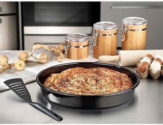 Yuvarlak Emaye Fırın Tepsisi Büyük Boy - 40 Cm - Görsel 1