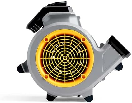 Vacmaster Air Mover Floor Fan. Low Noise, 3 Speed Setting Portable Blower Fan and Dryer. Energy Saving and Compact Design. Ideal for Ventilation, Drying Walls, Carpets and Floors
