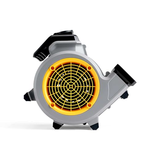 Vacmaster Air Mover Floor Fan with Adjustable Airflow. Low Noise Corded