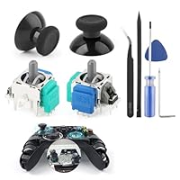 2Pack Joysticks for Xbox ONE TMR Electromagnetic Joystick Replacement for Xbox ONE S/X Controller Anti-Drift Sticks with Thumbstick Accessories Parts with Repair Tools