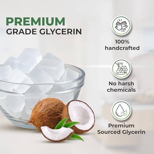 Image of Eclix Ultra Clear Moisturizing Glycerin Transparent Soap Base |100% Natural Glycerin | SLS /SLES and Paraben Free | Ideal for DIY Melts & Pour Handmade Organic Soap Making (2 kg)