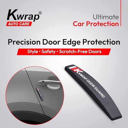 Image of Car Door Handle Scratches Guard Protector Transparent PU Sticker Set of 4 Pcs Compatible with (Door Edge Guard)