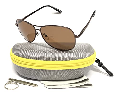 OWO Aviator Sunglasses HD Driving Polarized Sports Sunglasses for Men Women UV 400 Protection Ultra-Light TAC