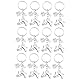 COSMEVIVI 12stücke Teiliges Schneeflocken Schlittschuhe Schlüsselanhänger Kreatives Bag Hanging Ornament Für Eislauf-Fans Kleine Souvenirs Für Spiele