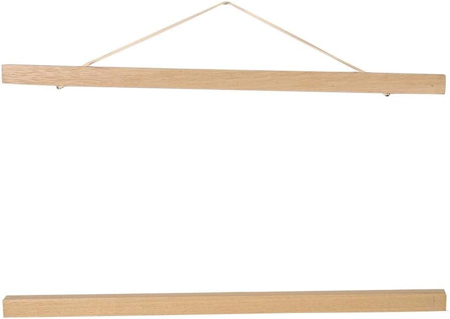 BAIFULAI A3 Posterleiste 4er Set - Magnetische Holzleiste Für Poster & Bilder | 31cm