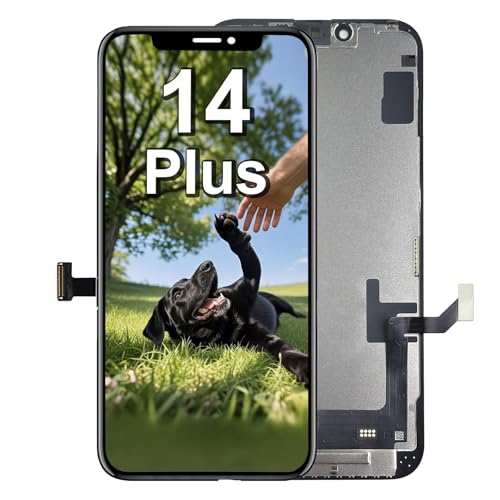 for iPhone 14 Plus Screen Replacement 6.7 inch LCD Display Touch Screen Digitizer Assembly Compatible with A2886 A2632 A2885 A2888 A2887(No Tools)