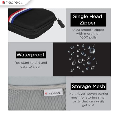 Image of Neopack HDD Shockproof Case /Cover for Segate Portable Hard Drive - Black