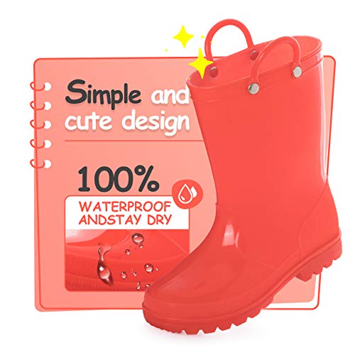 K KomForme unisex-child Rain Boots3