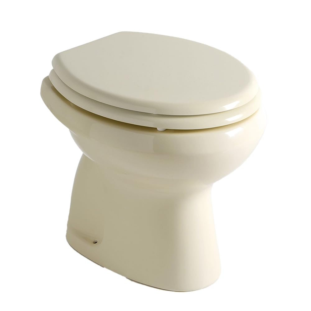 Tavoletta Copriwater Forma Universale Champagne Sedile WC Beige Avorio Cerniere Metallo Cromato Lucido e Viti
