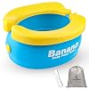 Travel Potty, Tinabless Portable Folding Reusable Banana Travel Toilet Potty Training Seat for Toddlers with 20 Potty…