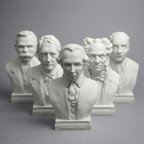 Figura decorativa busto filósofos alemanes set 5