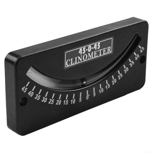 Heel Angle Clinometer, High-Resolution Clinometer For Modern Boats, Trail Inclinometer, Pitch And Slope Locator Heel, Angle Inclinometer For Modern Boats(45-0-45)