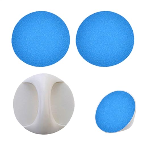 犬用爪やすり 丸型木製デザイン 耐久性ABS製 無音グルーミングツール 交換用サンドペーパー2枚付き 安心ペットケア (青)