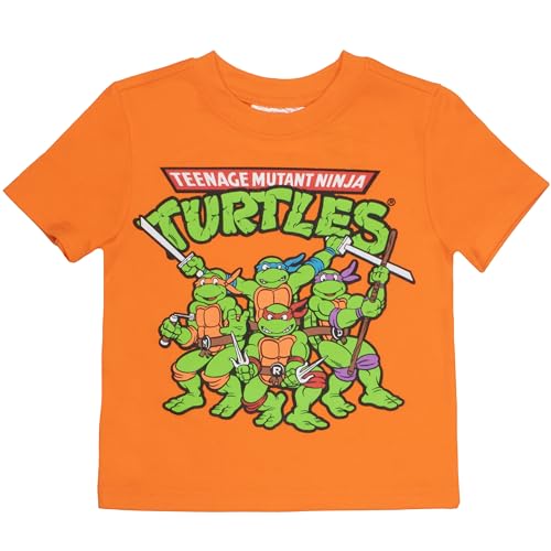 Nickelodeon Teenage Mutant Ninja Turtles Boys 3-Piece Pants Set - Short Sleeve Tee, Shorts, & Jogger TMNT 3-Pack Bundle Set - Image 4