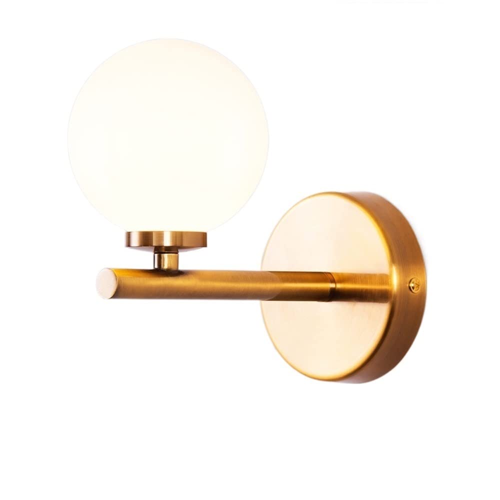 OZBMA Wall Mounted Light LED Simple Nordic Style Creative Luxury Walllamp Bedroom Bedside Aisle Lamp Sconce Hallway Staircase Bathroom Postmodern Lighting Mirror Headlig (size_name A)