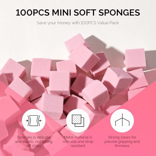 Esponjas suaves para uñas con caja organizadora miniatura 4
