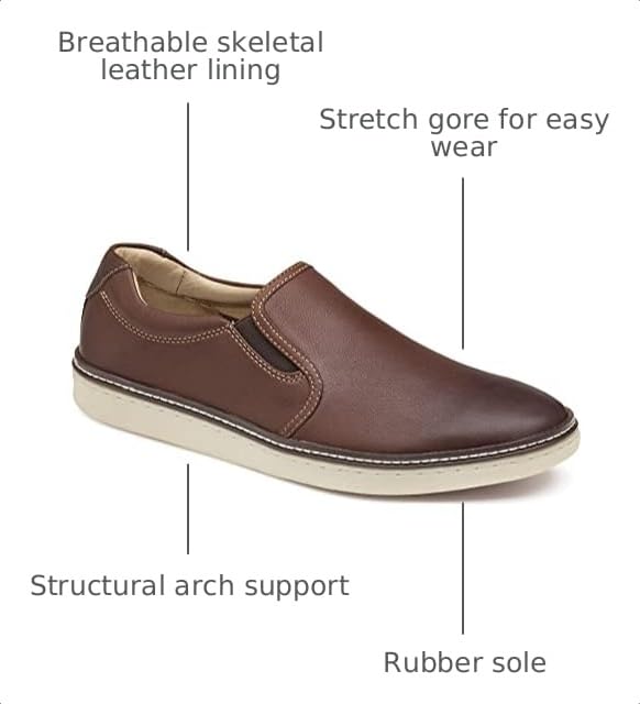 Image of Johnston & Murphy Men's McGuffey Slip-On Dress Casual Shoes