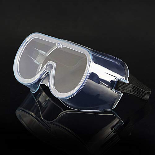 KKmoon Óculos de segurança para adultos Óculos de segurança ajustáveis ​​com design totalmente fecha