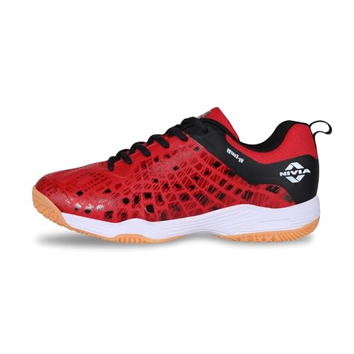 Image of Nivia HY-Energy 2.0 Badminton Shoes for Men, Duofoam Cushion, Breathable Mesh, Non Marking Sole, Ideal for Badminton, Volleyball, Squash, Table Tennis, Pickleball