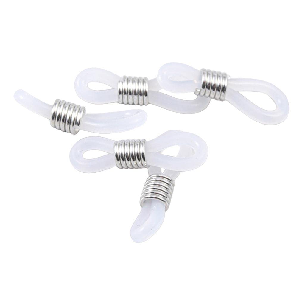 BNF® 50Pcs Ends Eyeglass Glasses Holder Repair Chain Cord Loop Ends White SilverJewelry Connectors Bails Jewelry Findings Beads Jewelry Making-image-18