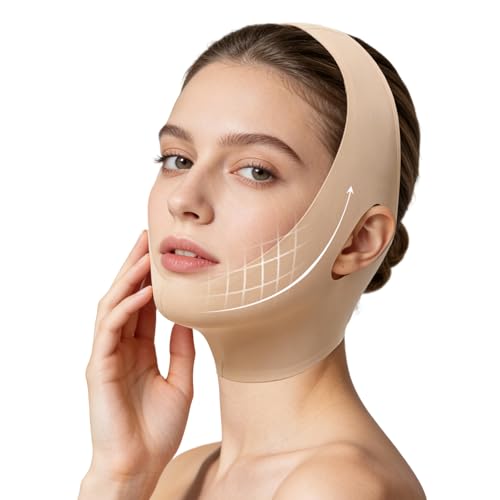 Collagen Face Sculpt Wrap Reusable Face Mask Jawline Shaper Chin Strap For Sleeping Made With Skin-Friendly And Breathable Materials