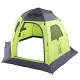 DOD(ディーオーディー) ワンタッチフィッシングテント 紐を引くだけ簡単設営 ワカサギ釣り 4-5人用 T5-244