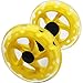 DYYTR Rotella di Ab Fitness, Perfect Fitness Ab Carver Roller PRO per Core Allenamenti (Giallo)