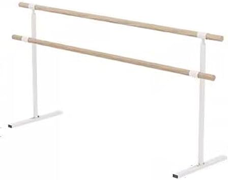 Double Ballet Barre, Mobile Dancing Stretching Bar, Portable Freestanding Ballet Equipment for Adult & Kids Active Workouts A 120cm