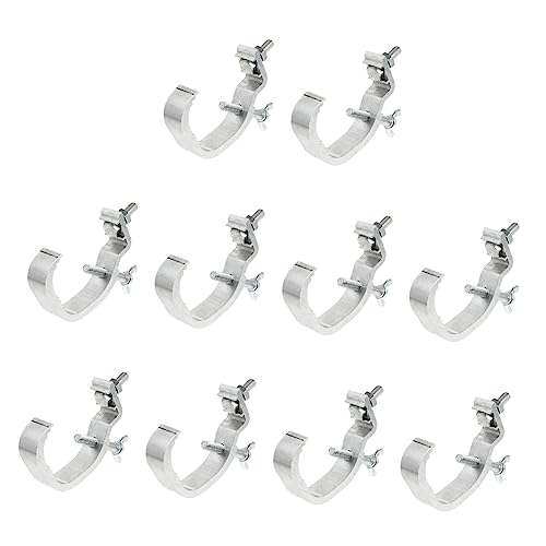 Pinces pour Éclairage de Scène en Aluminium Robuste Lot de 10 Qualité Pro