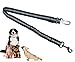 PARENCE - Laisse Ceinture de Sécurité avec Absorption des Chocs et Mousqueton Elastique Reglable pour Chien - Chat, Harnais Animaux de Compagnie pour Les sièges de Voiture Chien Voiture