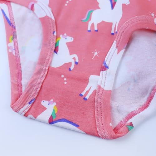 Image of Sladatona Little Girls'Soft Cotton Underwear Comfort Panties Toddler Briefs