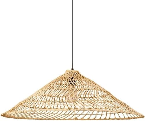 Lustre suspension rotin luminaire bambou cuisine