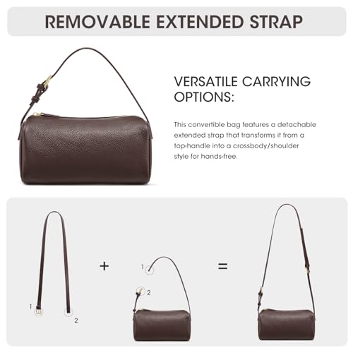 Image of Kattee Leather Crossbody Bags for Women, Crossbody Purses for Women, Small Hobo Bags with Adjustable Strap