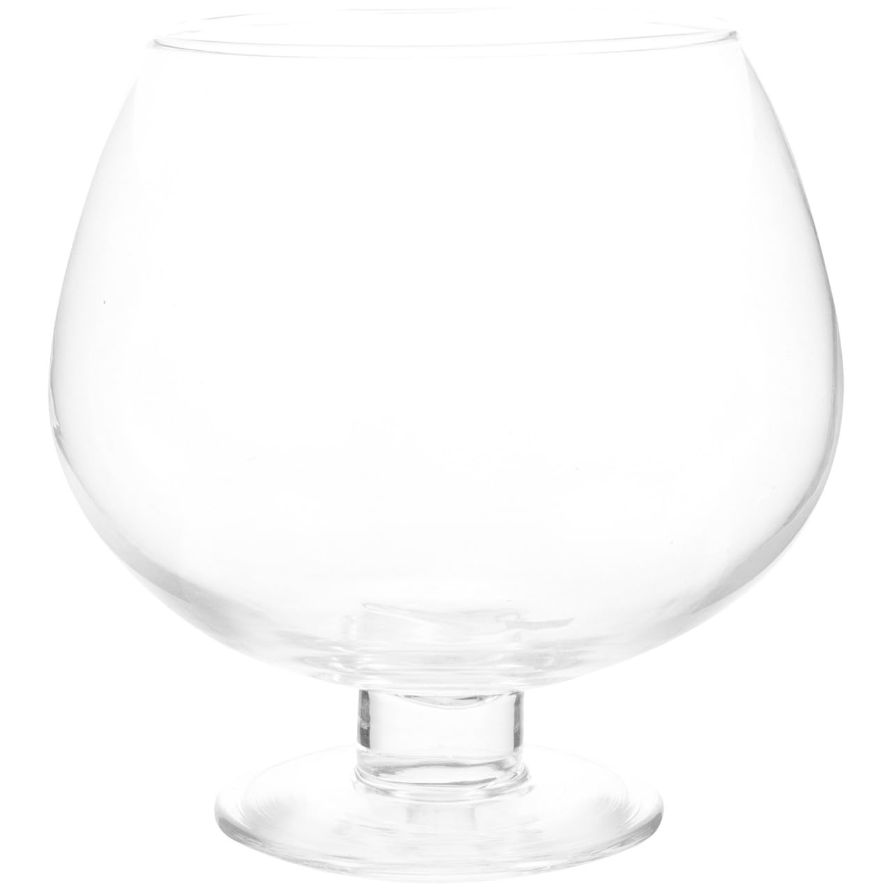 Grande Bicchiere in Vetro per Birra da 1500ml, Resistente al Microonde, Design Raffinato e Semplice per Dessert e Gelati