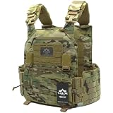 [TAILOR JAPAN] 軽量 プレートキャリア タクティカルベスト サバゲーベスト レーザーカットプレートキャリア 1000Dナイロン製 プラウドシリーズ プレミアムモデル (マルチカム)