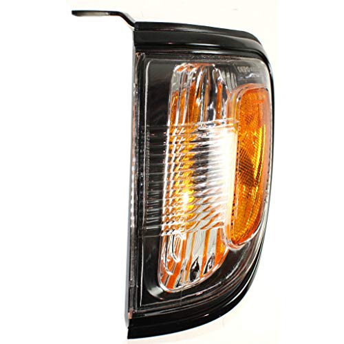 For Toyota Tacoma 2001 2002 2003 2004 Parking/Side Marker Light Assembly Driver And Passenger Side | Pair Black(209) To2520163 To2521163 #TOP2