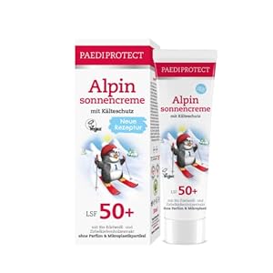 PAEDIPROTECT Alpinsonnencreme für Kinder und Erwachsene 30 ml LSF 50+, Sonnencreme Gesicht ideal für den Winter…