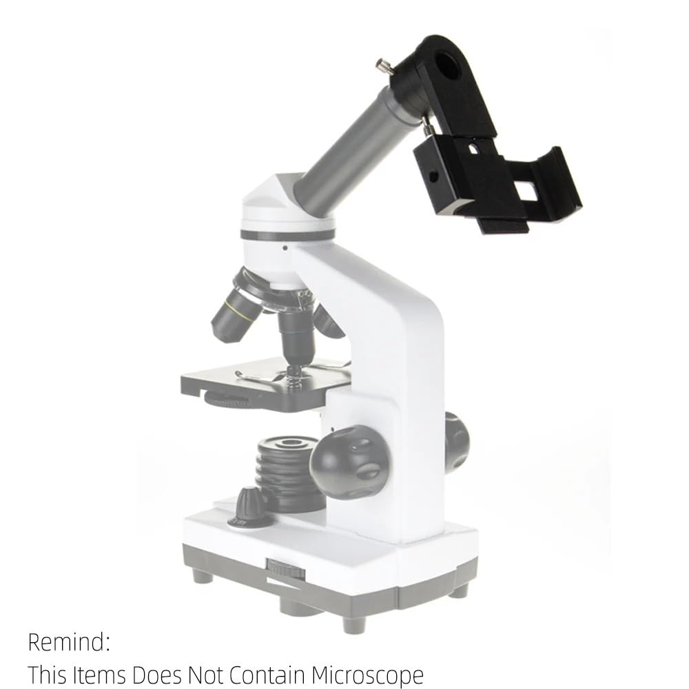 Adaptador de teléfono Inteligente Totalmente metálico for telescopio y microscopio Conector de Lente de cámara Universal for fotografía(24-36mm)