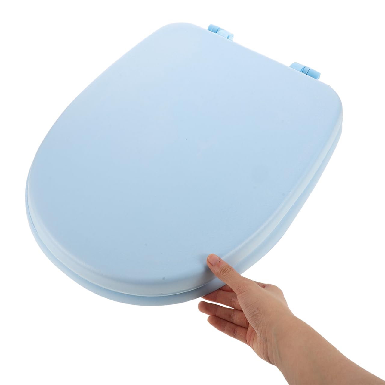 Artibetter Tapa De Inodoro Universal De Espuma Resistente Al Desgaste Fácil De Limpiar Asiento De Repuesto 17.32X13.18X1.77 Pulgadas Para Baños Domésticos