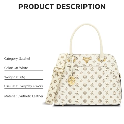 Image of Lavie Signature Women's Mono Ozerk Satchel Handbag for Women | Satchel Bag for Work | Ladies purse | Stylish Shoulder Bag | Gift For Women