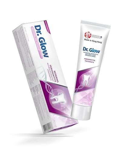Dr. Glow Zahnpasta Für Zahnfleisch Entzündung Und Parodont - Fluoridfrei Gegen Mundgeruch, Hydroxylapatit Zur Zahnfleischrückgang, Zahnsteinentferner Für Starke Zähne, 100g