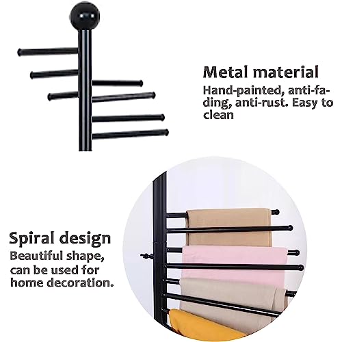 Spiralförmiger Schal-Organizer, platzsparend, für Gürtel, Schals, Hijabs, Krawatten, Ideal für Schrank, Schlafzimmer, Boutique