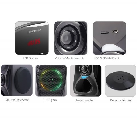 ZEBRONICS DRAGON RUCF 5.1 Channel 
