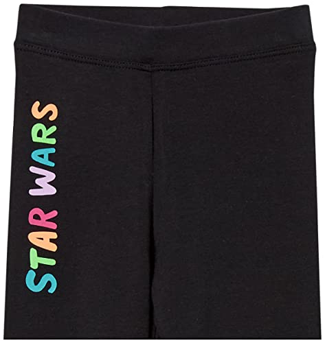 Image of Amazon Essentials Disney | Marvel | Star Wars | Frozen | Princess Girls and Toddlers' Cotton Stretch Leggings, Multipacks