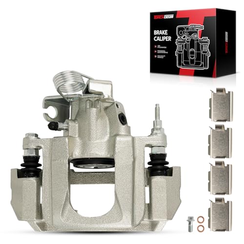 Image of Torchbeam Rear Brake Caliper Left for Ford 2011-2014 Edge, Lincoln 2011-2015 MKX, Rear Left Caliper Replace # 18B5299